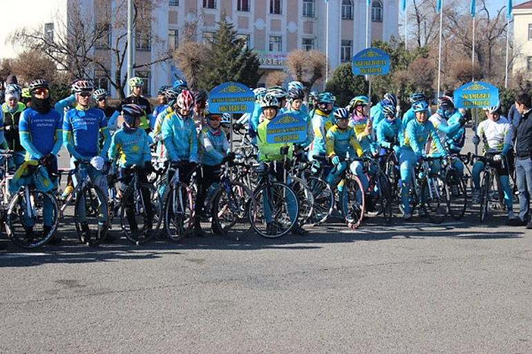 В Жамбылской области завершился зимний чемпионат РК по велоспорту на шоссе