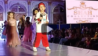 Выступление Алихана Уалиханұлы на детском показе мод Kids Runway Show