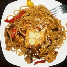 Лапша-wok с курицей
