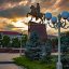 #Тараз.  Памятник Байдибек Батыру на городской, площади. 